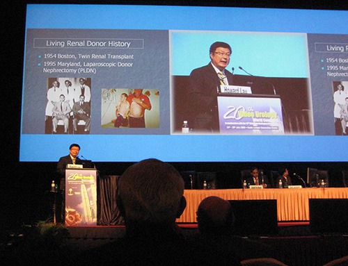 Prof. Howard Lau giving Lecture